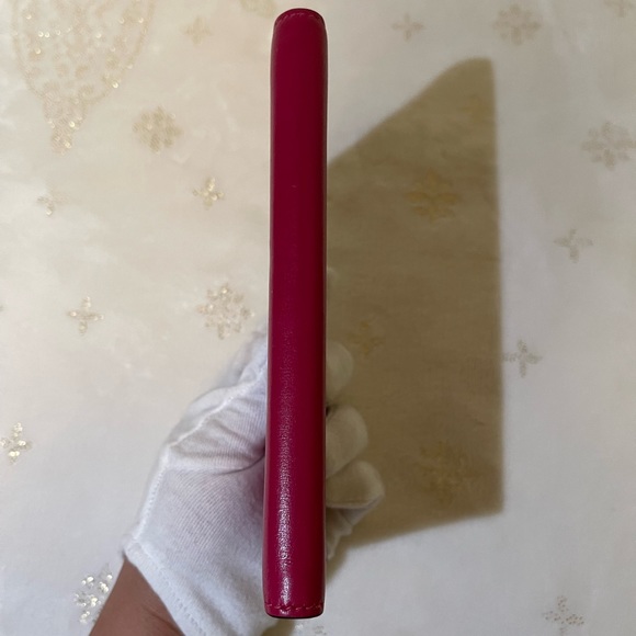 HERMES framboise chevre mysore leather vision agenda cover - Picture 5 of 16